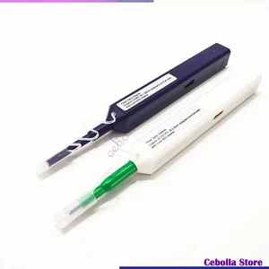 2pcs/lot One Click Cleaning Pen Fiber Cleaner 1.25mm LC/2.5mm SC For Fibre Optic Connector SC/FC/ST Universal Connector