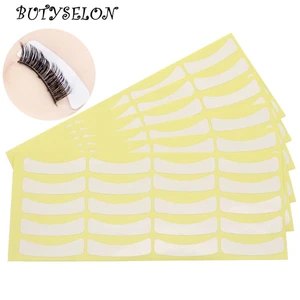 100 pairs Eyelash Extension paper Patches grafting lash Under Eye Pad Tips Sticker Natural Eyelashes Makeup Paper Adhesive Tape