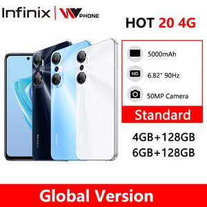 *World Premiere*Infinix HOT 20 4GB 128GB Smartphone 6.82inch 90HZ Screen Helio G85 Mobile Phone 50MP Rear Camera 5000mAh Battery