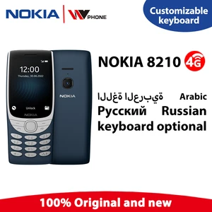 New and Original Nokia 8210 4G Feature Phone 2.8 inch Display with 0.3 MP Camera Bluetooth 5.0 1450 mAh Dual SIM FM Torch