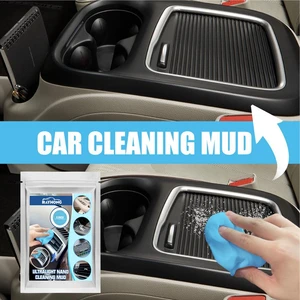 Car Cleaning Gel Reusable Auto Air Vent Interior Detail Removal Putty Cleaning Gel Keyboard Cleaner For Car Vents Laptops Camera