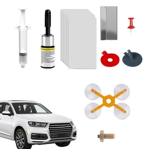 Windshield Repair Kit Glass Filler Fixing Liquid Kit For SUV Vehicle Windscreen Fix Tool For Repairing Chips Cracks Nicks