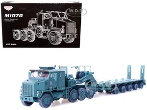 M1070 Heavy Equipment Transporter Army Green "Armor Premium" Series 1/72 Diecast Model by Panzerkampf