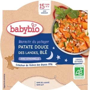 BABYBIO Sladký brambor, mrkev, cuketa z Provence a špetka citronové trávy 260 g