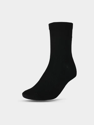 Unisex cyklistické ponožky nad členok - čierne