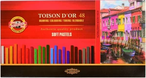 KOH-I-NOOR Toisor D'or Soft Pastels Sada suchých pastelů 48 ks