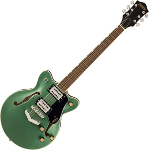 Gretsch G2655 Streamliner CB Jr. DC LRL Steel Olive Guitarra Semi-Acústica