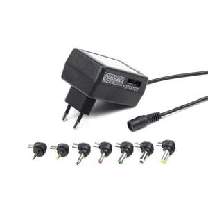 Univerzální AC-DC adaptér GEMBIRD EG-MC-008, 12W, 7 konektorů