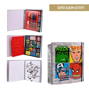 SUPER ACTIVITY ALBUM COLOREABLE MARVEL