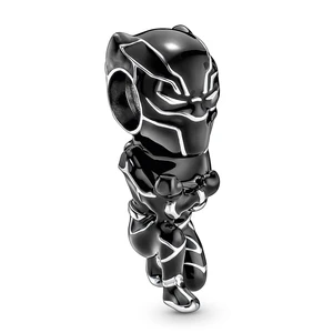 Pandora Stylový stříbrný přívěsek Black Panther Marvel 790783C01