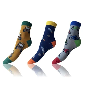 Bellinda 
CRAZY KIDS SOCKS 3x - Kids crazy socks 3 pairs - black - green - gray