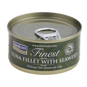 FISH4CATS Finest tuňák s mořskými řasami konzerva pro kočky 70 g