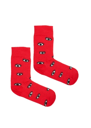 Ponožky Kabak Unisex s vzorem červených očí