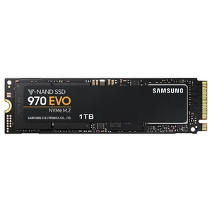 Samsung SSD 970 EVO, 1TB, NVMe M.2 - sebesség 3400/2500 MB/s (MZ-V7E1T0BW)