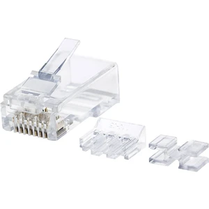 Intellinet 790666 Intellinet 80-pack Cat6A RJ45 modulárna zástrčka UTP 2-bodový drôtový kontakt pre lankový drôt 80 zást