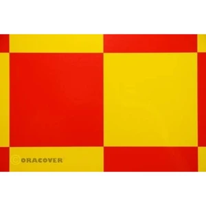 Oracover 691-033-023-010 nažehlovacia fólia Fun 6 (d x š) 10 m x 60 cm žltá, červená