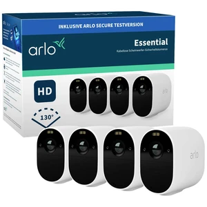 ARLO Essential Spotlight 4cam Kit VMC2430-100EUS Wi-Fi IP-sada bezpečnostné kamery  so 4 kamerami 1920 x 1080 Pixel