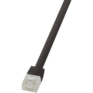 LogiLink CF2053U RJ45 sieťové káble, prepojovacie káble CAT 6 U/UTP 2.00 m čierna veľmi flexibilné 1 ks