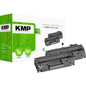 KMP H-T235D toner Dual náhradný HP HP 05A (CE505A) čierna  kompatibilná sada 2 ks. tonera