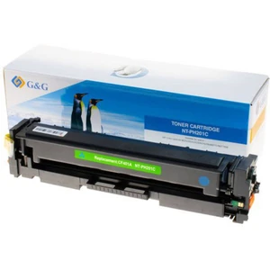 G&G  kazeta s tonerom  náhradný HP 201A, CF401A zelenomodrá 1400 Seiten kompatibilná toner