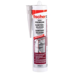 Fischer DSSA sanitárny silikón  Farba priehľadná 053100 310 ml