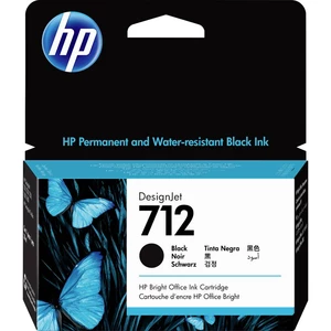 HP Ink cartridge 712 originál Single čierna 3ED70A