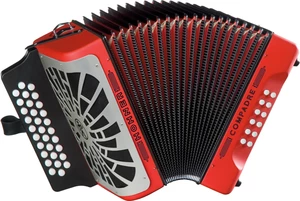 Hohner Compadre GCF Roșu Acordeon diatonic