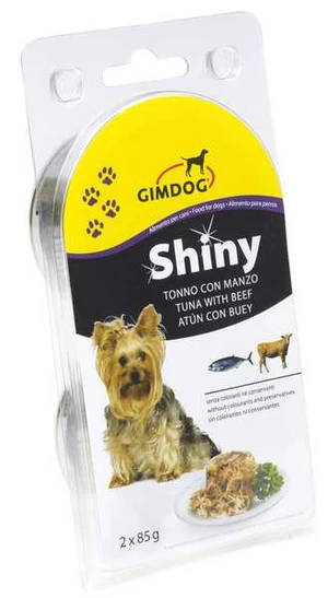 Shiny Dog Konzerva Tuniak+Hovädzie 2x85g