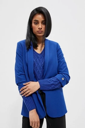 Women's blazer with ruffled sleeves