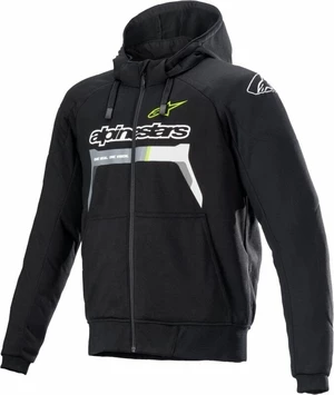 Alpinestars Chrome Ignition Hoodie Black/Yellow Fluorescent L Kurtka tekstylna