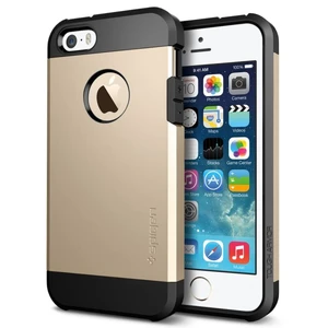 Spigen Tough Armor tok Apple iPhone 5, 5S és SE, Champagne Gold