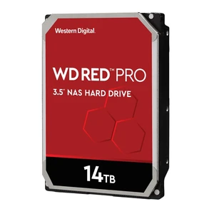 Western Digital HDD Red Pro, 14TB, 512MB Cache, 7200 RPM, 3.5" (WD141KFGX)