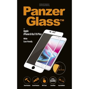 Temperált védőüveg PanzerGlass Case Friendly Apple iPhone 6/6s/7/8 Plus, fehér