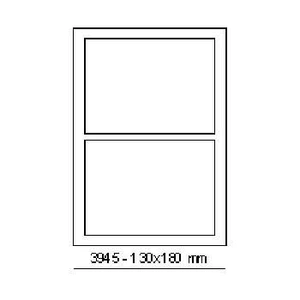 Samolepicí etikety 180 x 130 mm, 2 etikety, A4, 100 listů