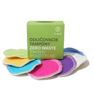 TWO ZeroWaste znovupoužiteľné odličovacie tampóny