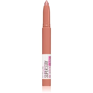 MAYBELLINE NEW YORK SuperStay Ink Crayon Birthday Edition rúž v ceruzke s trblietkami odtieň 185 Piece of a Cake 1.5 g