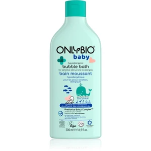 OnlyBio Baby Hypoallergenic pena do kúpeľa pre citlivú a alergickú pleť pre deti od narodenia 500 ml