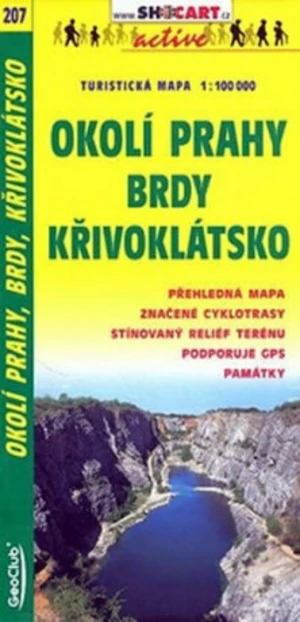 Okolí Prahy, Brdy, Křivoklátsko 1:100 000