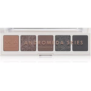 MUA Makeup Academy Professional 5 Shade Palette paletka očních stínů odstín Andromeda Skies 3,8 g