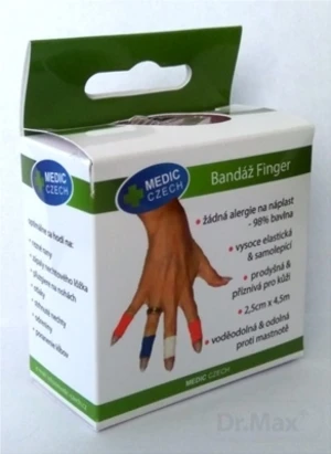 BANDAZ FINGER 2.5CMX4.5M TELOVA 130010 HERBEX