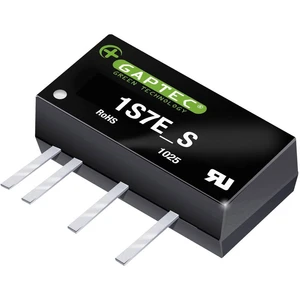 Gaptec 10070457 DC / DC menič napätia, DPS 5 V/DC 15 V/DC, -15 V/DC 68 mA 1 W Počet výstupov: 2 x