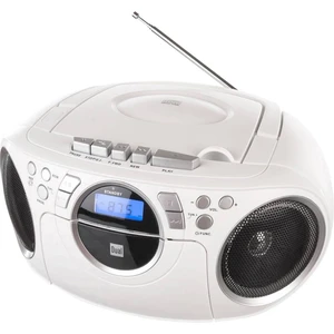 Dual P 70 CD-rádio FM AUX, CD, kazeta   biela