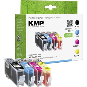 KMP Ink cartridge kombinované balenie kompatibilná náhradný HP 934, 935 čierna, zelenomodrá, purpurová, žltá H151V 1743,