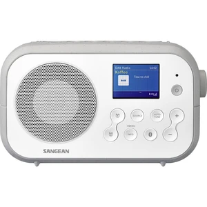 Sangean Traveller-420 (DPR-42 W/G) prenosné rádio DAB+, FM Bluetooth   biela, sivá