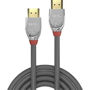 LINDY HDMI prepojovací kábel #####HDMI-A Stecker, #####HDMI-A Stecker 0.30 m sivá 37869  #####HDMI-Kabel