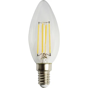 Heitronic 15023 LED  En.trieda 2021 F (A - G) E14 sviečkový tvar 4 W = 38 W teplá biela (Ø x d) 56 mm x 125 mm nestmieva