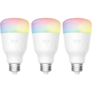 Yeelight LED žiarovka En.trieda 2021: A + (A ++ - E) Smart 1S Color Bulb Set 3C  E27 8.5 W RGB