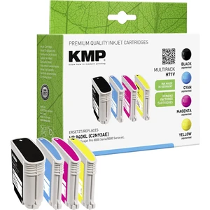 KMP Ink cartridge kombinované balenie kompatibilná náhradný HP 940 XL čierna, zelenomodrá, purpurová, žltá H71V 1715,400