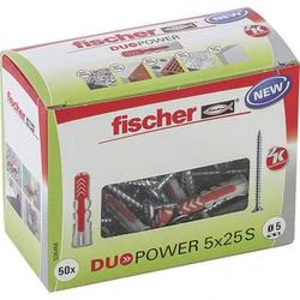 2komponentní hmoždinka Fischer DUOPOWER 5x25 S LD 535458, Vnější délka 25 mm, Vnější Ø 5 mm, 50 ks