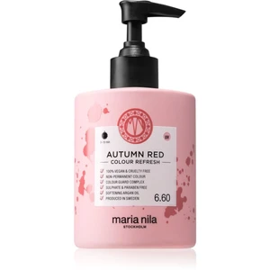 Maria Nila Colour Refresh Autumn Red jemná vyživující maska bez permanentních barevných pigmentů výdrž 4 – 10 umytí 6.60 300 ml